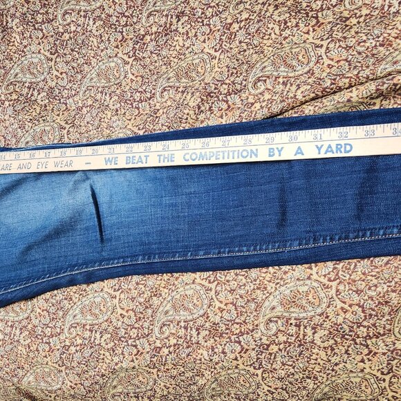 TWO PAIRS 7 For All Mankind High Rise Skinny Fit Jeans Sz27 (size 4) - Picture 9 of 17